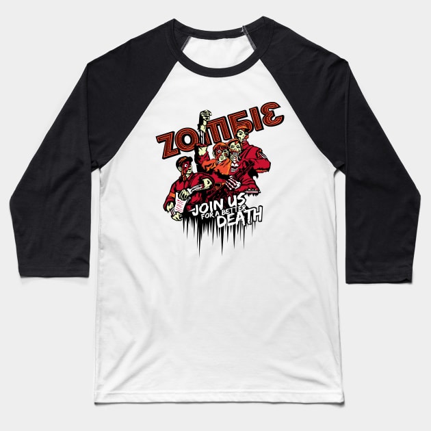 Join Us Zombie Baseball T-Shirt by Zeronimo66